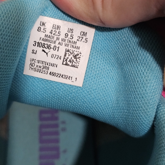 PUMA MB.04 LaMelo Ball Hornets Iridescent Poison Pink Deep Orchid Men’s 9.5 Rare - Picture 8 of 8